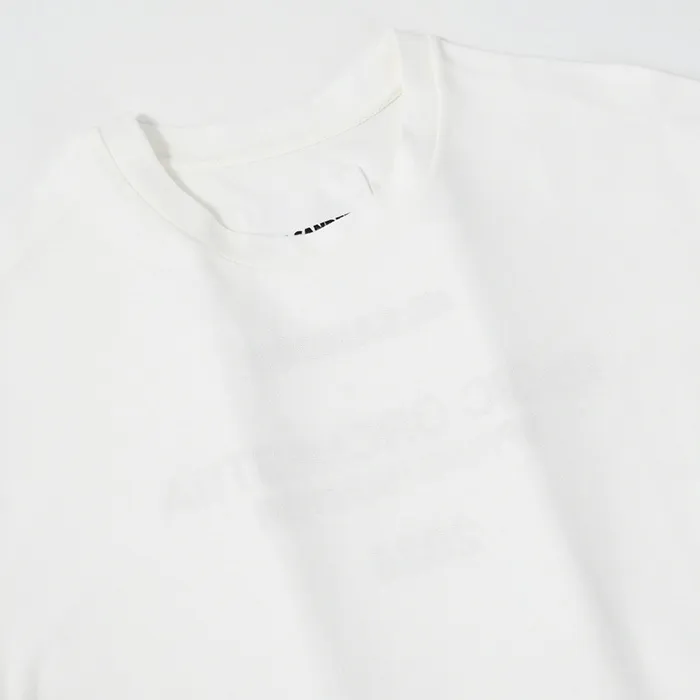 Jil Sander  |Crew Neck Long Sleeves Plain Cotton Long Sleeve T-shirt Logo