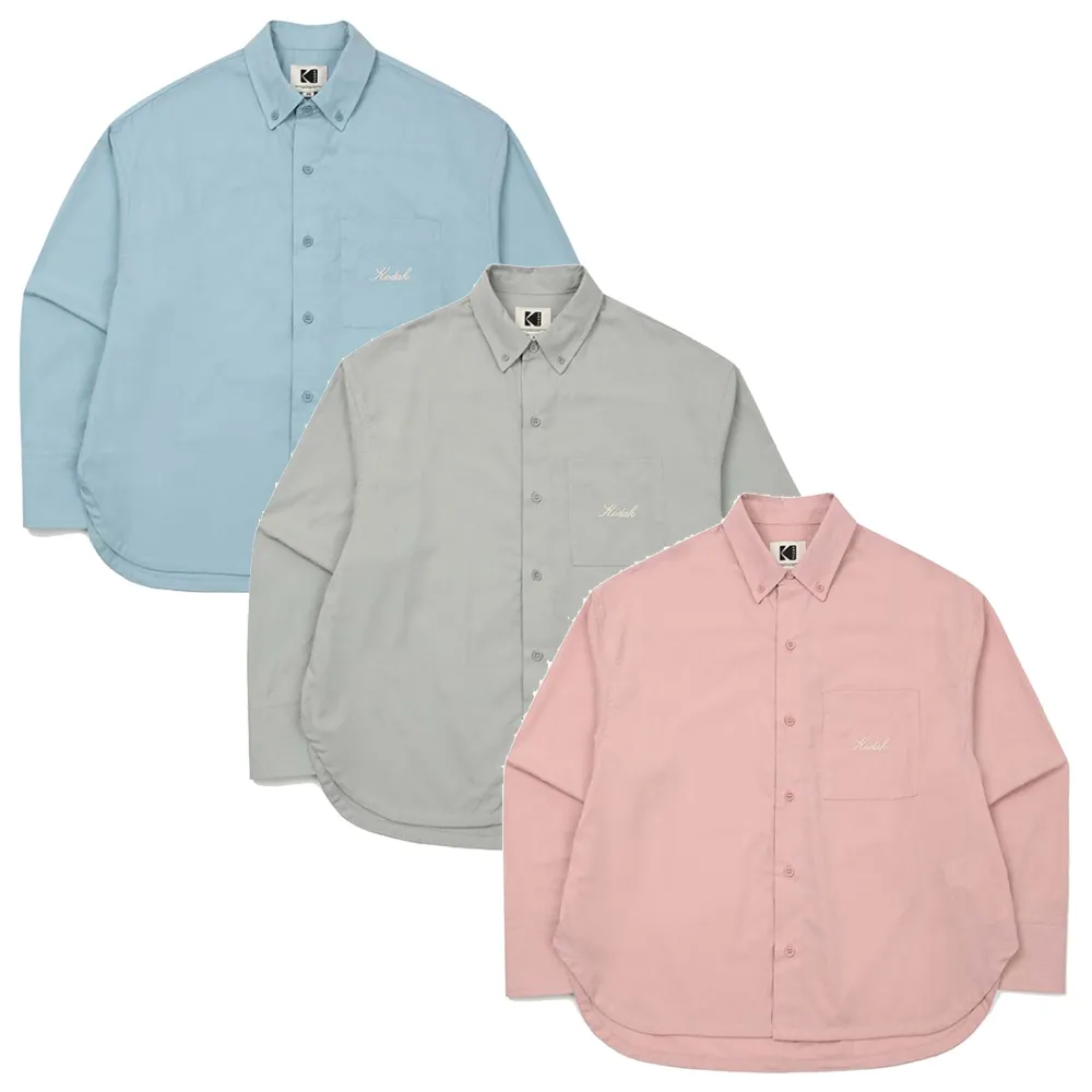 KODAK  |Casual Style Street Style Long Sleeves Plain Cotton