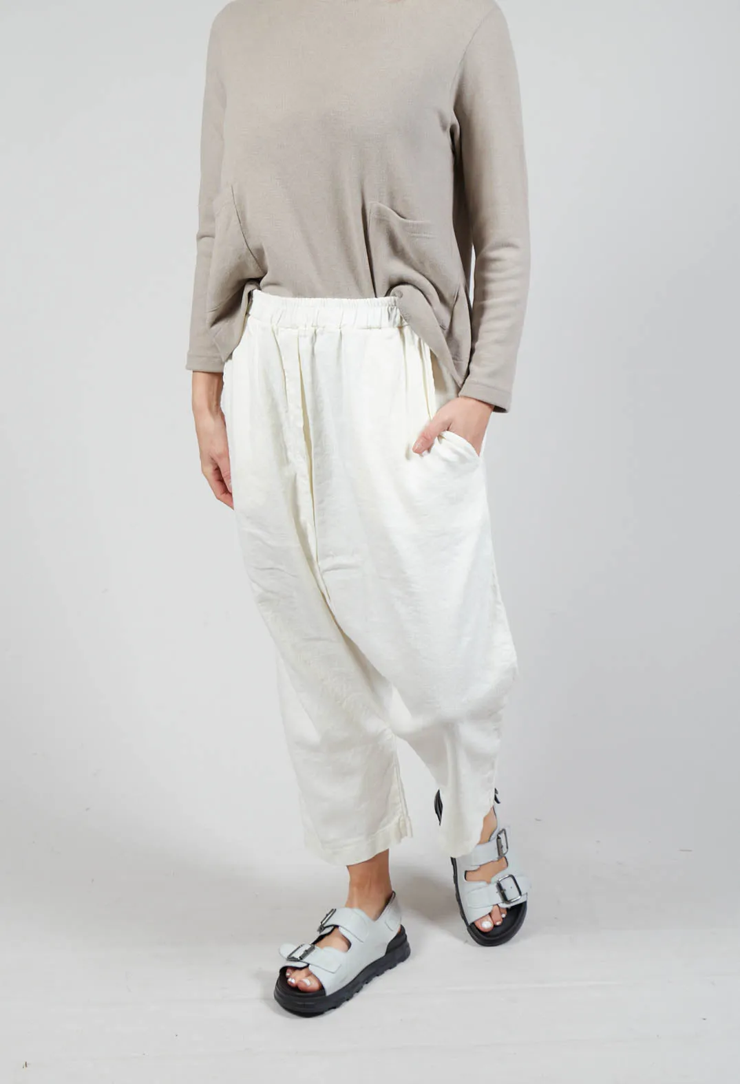 Lippia D Trousers In Mandorla