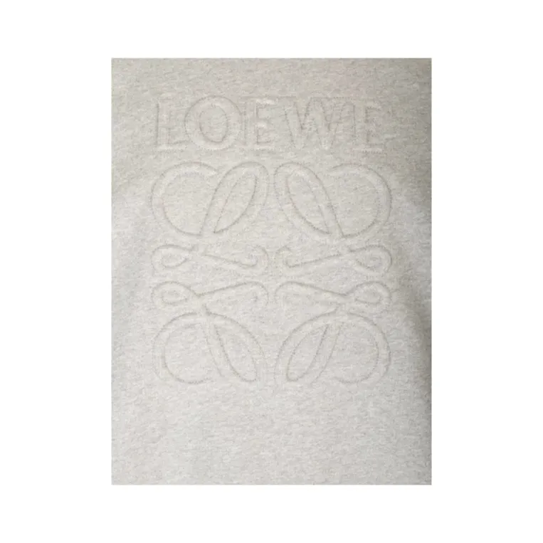 LOEWE  |Crew Neck Pullovers Long Sleeves Plain Cotton Logo Luxury