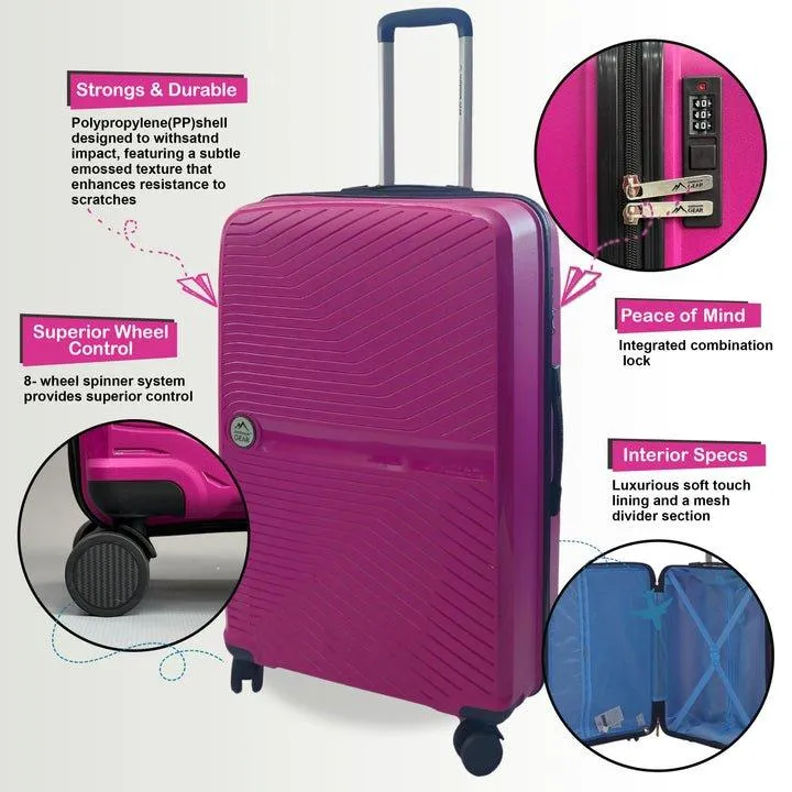 Luggage | Hard Shell Travel Luggage Suitcases | Infinity Leather