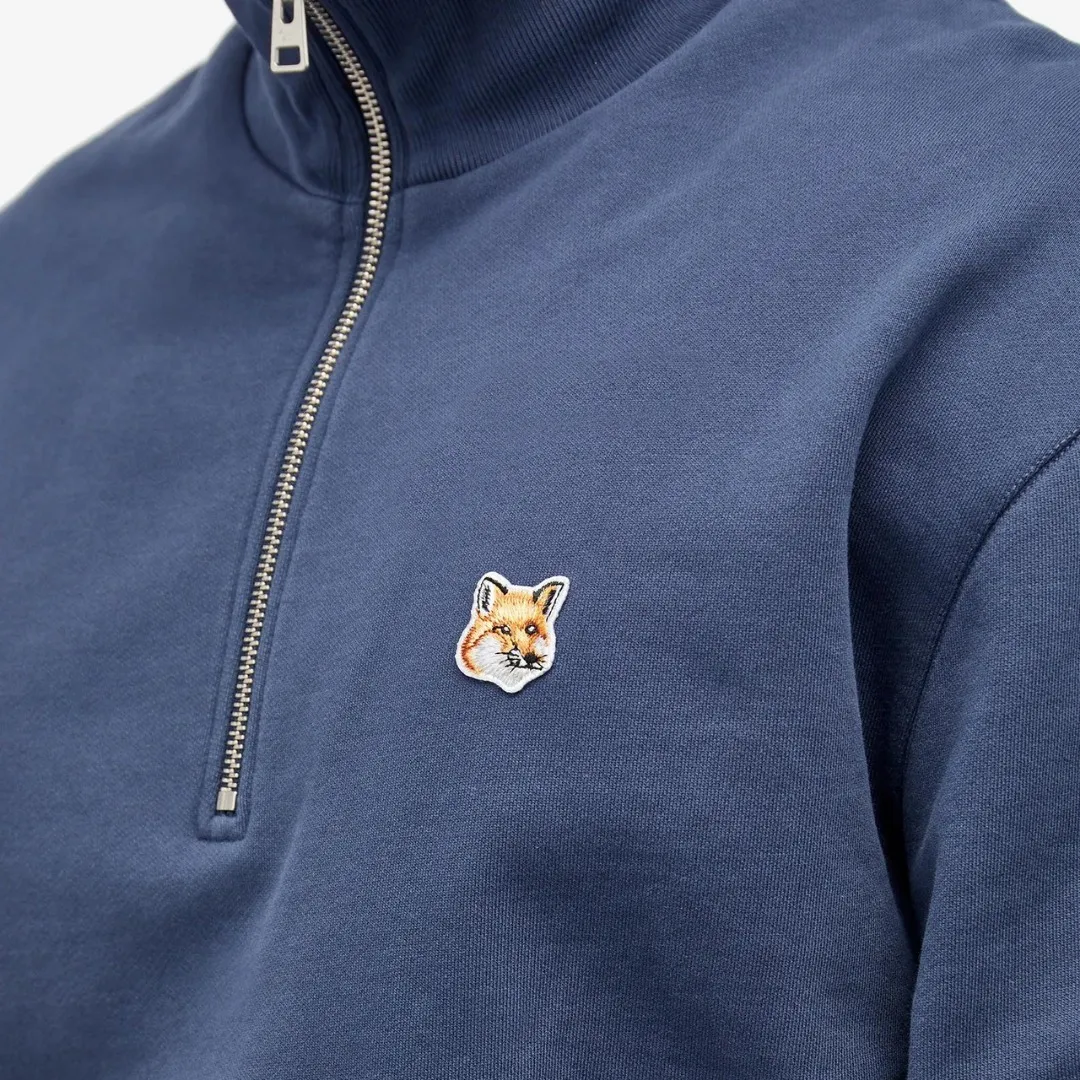 MAISON KITSUNE  |Pullovers Unisex Long Sleeves Plain Other Animal Patterns