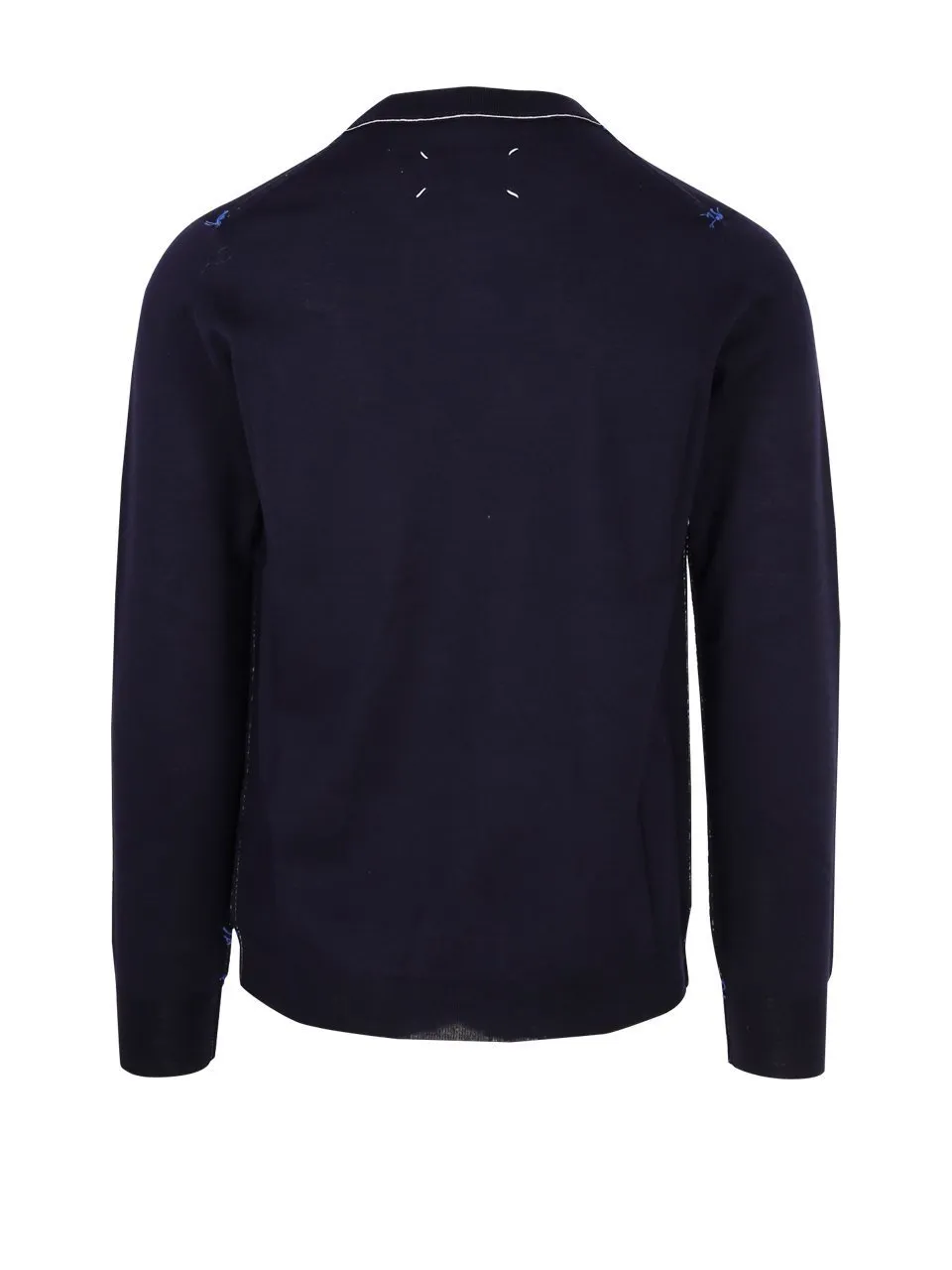 Maison Margiela  |Pullovers Wool Long Sleeves Plain Cotton Long Sleeve T-shirt