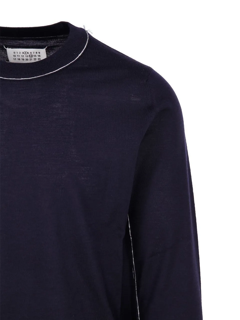 Maison Margiela  |Pullovers Wool Long Sleeves Plain Cotton Long Sleeve T-shirt