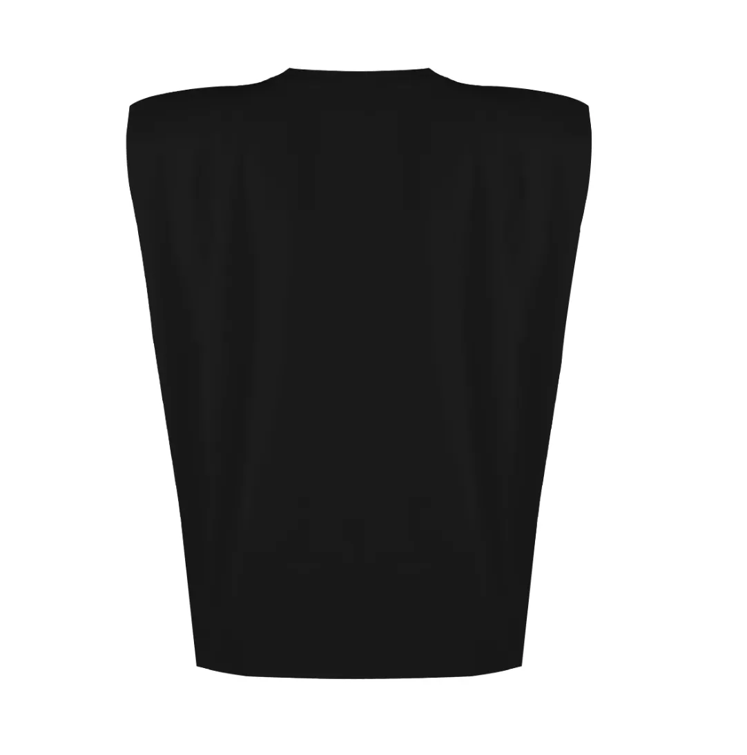 Melba Black Tee