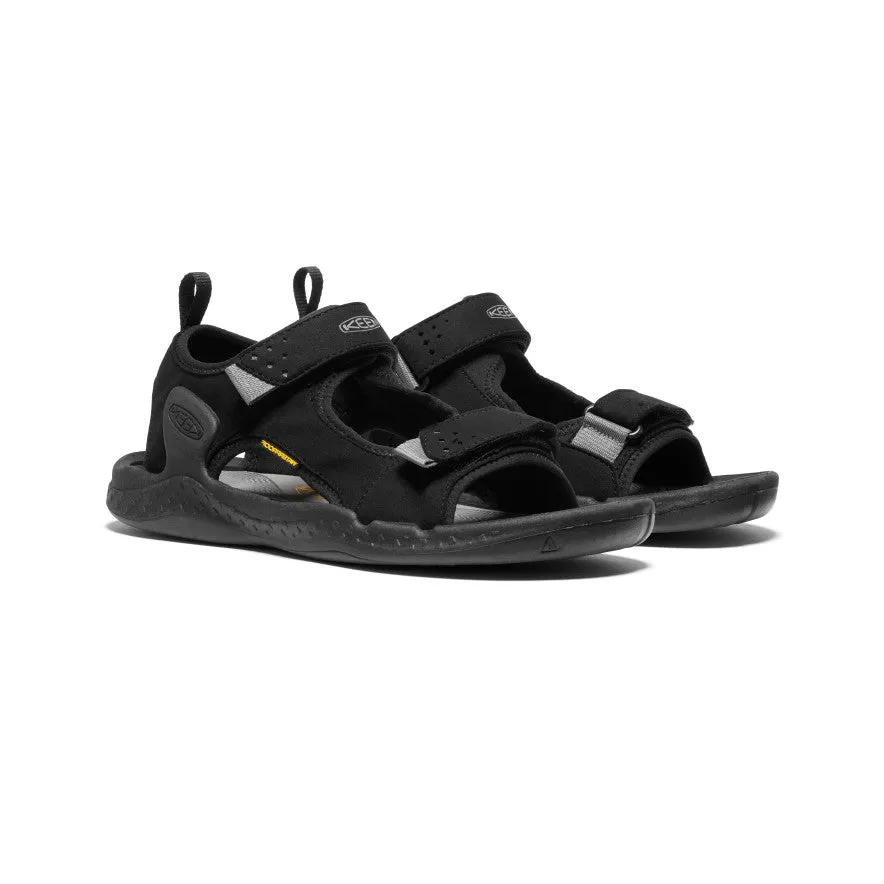 Men's Drift Creek Two-Strap Sandal  |  Black/Steel Grey