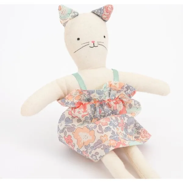 Meri Meri Floral Kitty Mini Suitcase Doll