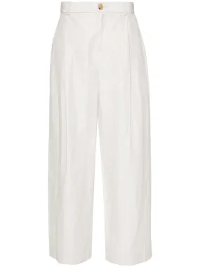 MID-RISE WIDE-LEG TROUSERS