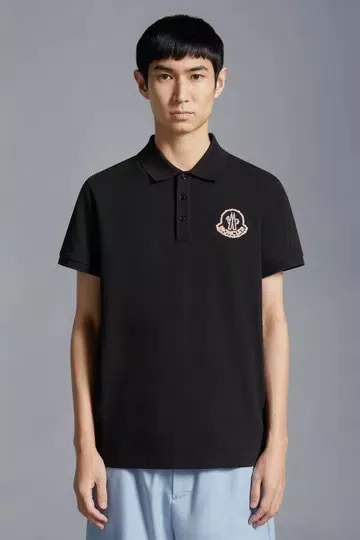 MONCLER  |Embroidered Logo Polo Shirt