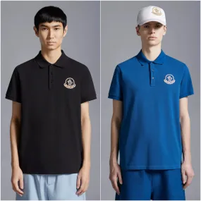 MONCLER  |Embroidered Logo Polo Shirt