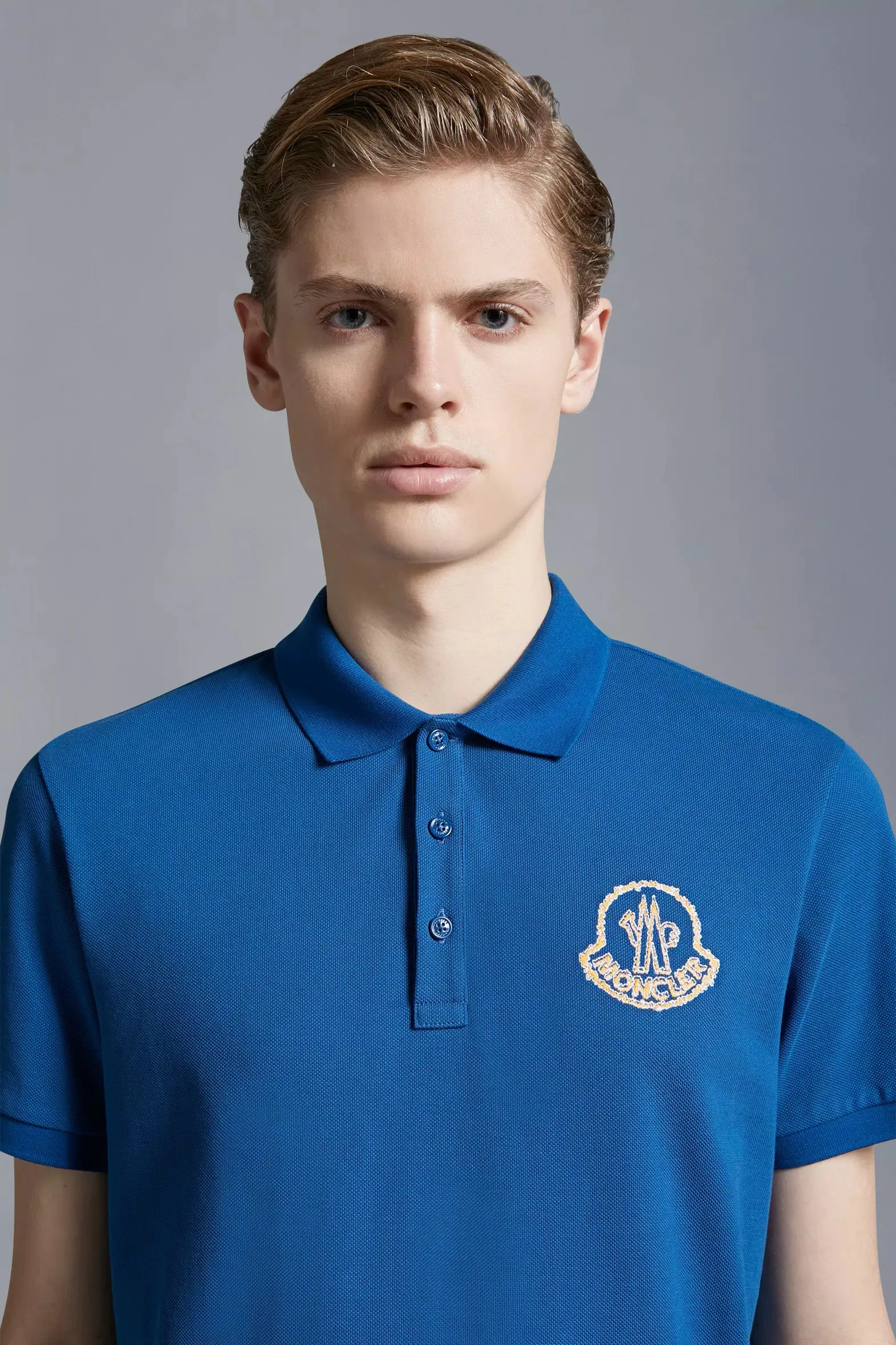 MONCLER  |Embroidered Logo Polo Shirt