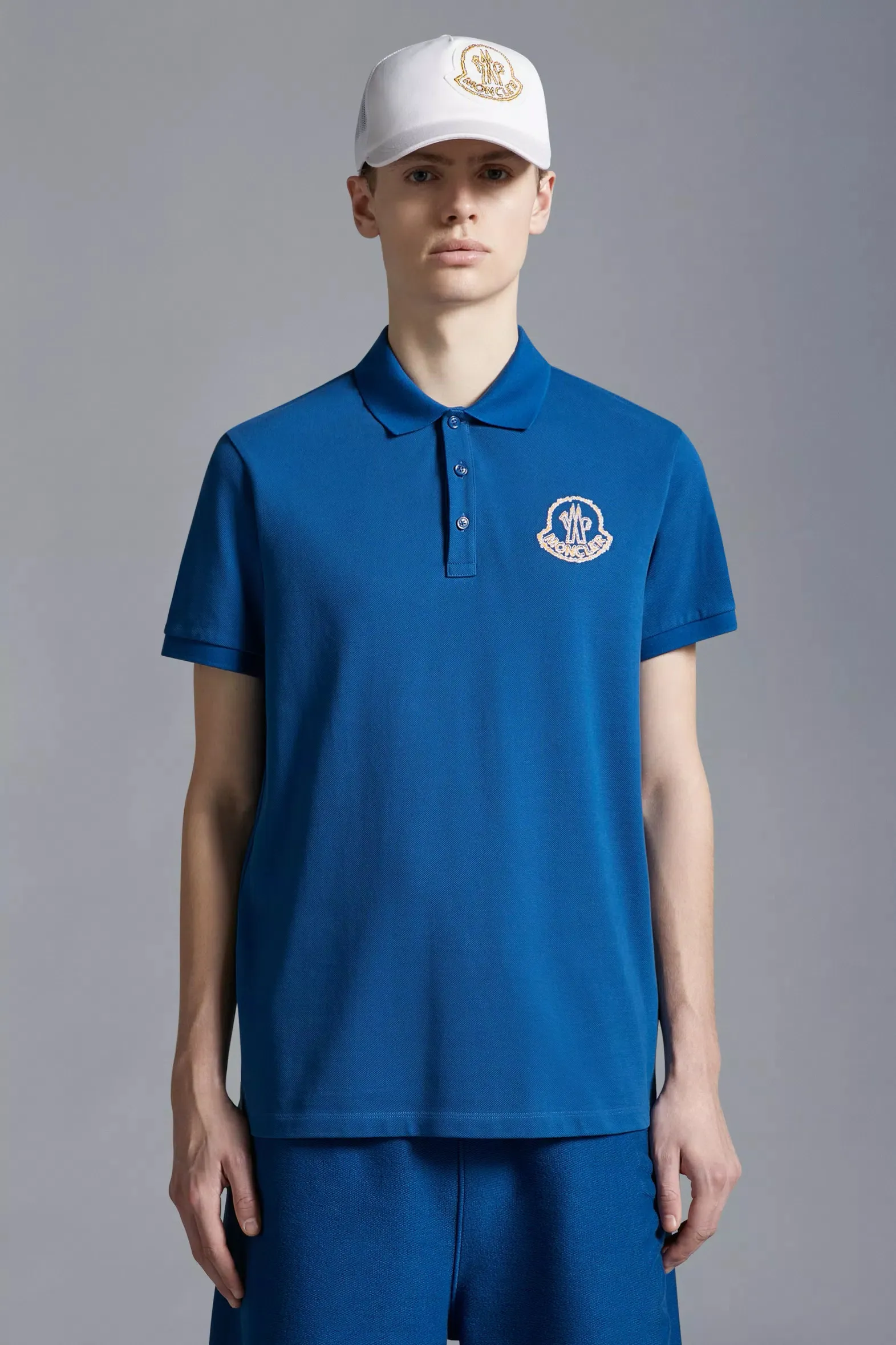 MONCLER  |Embroidered Logo Polo Shirt