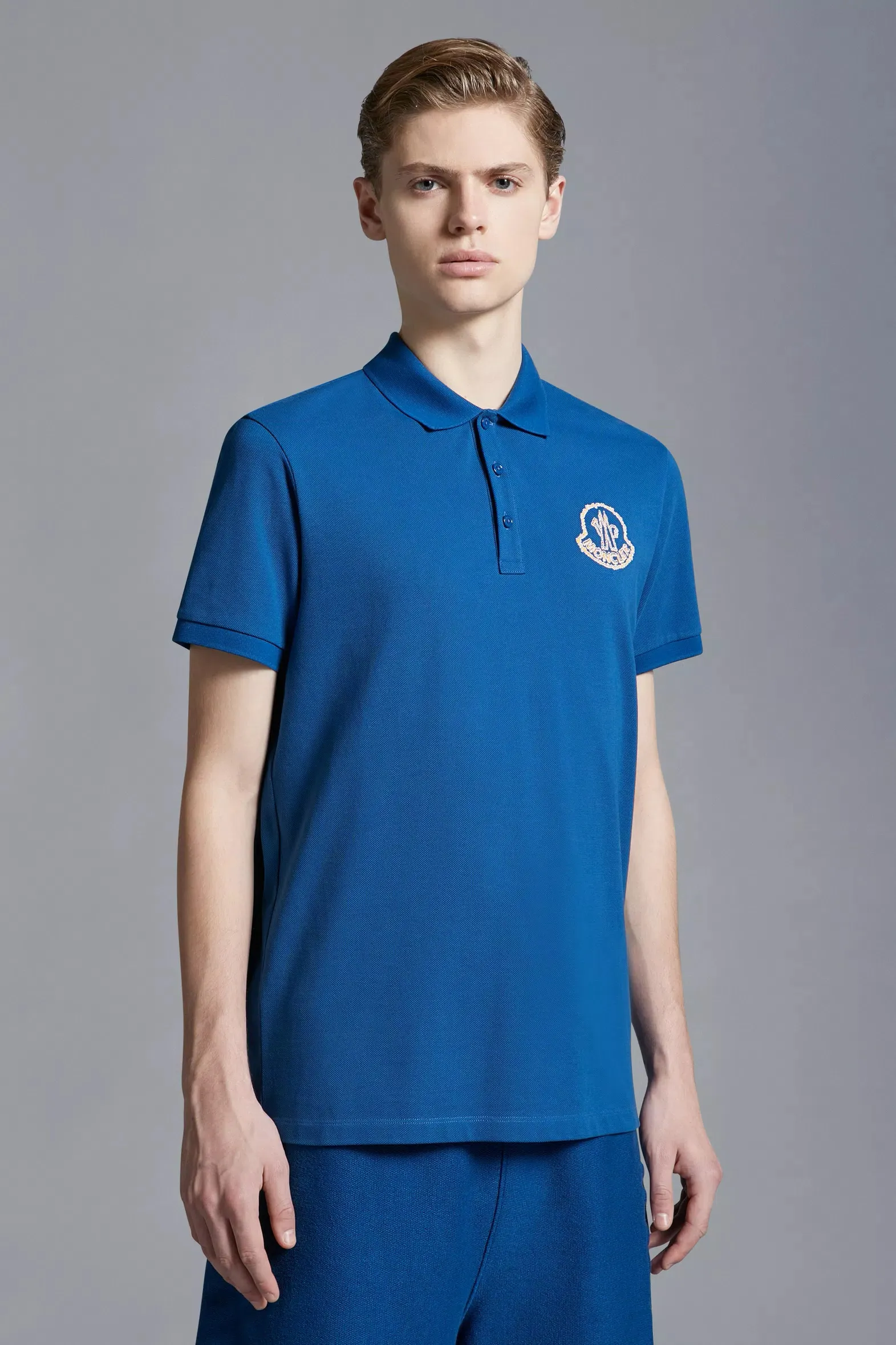 MONCLER  |Embroidered Logo Polo Shirt