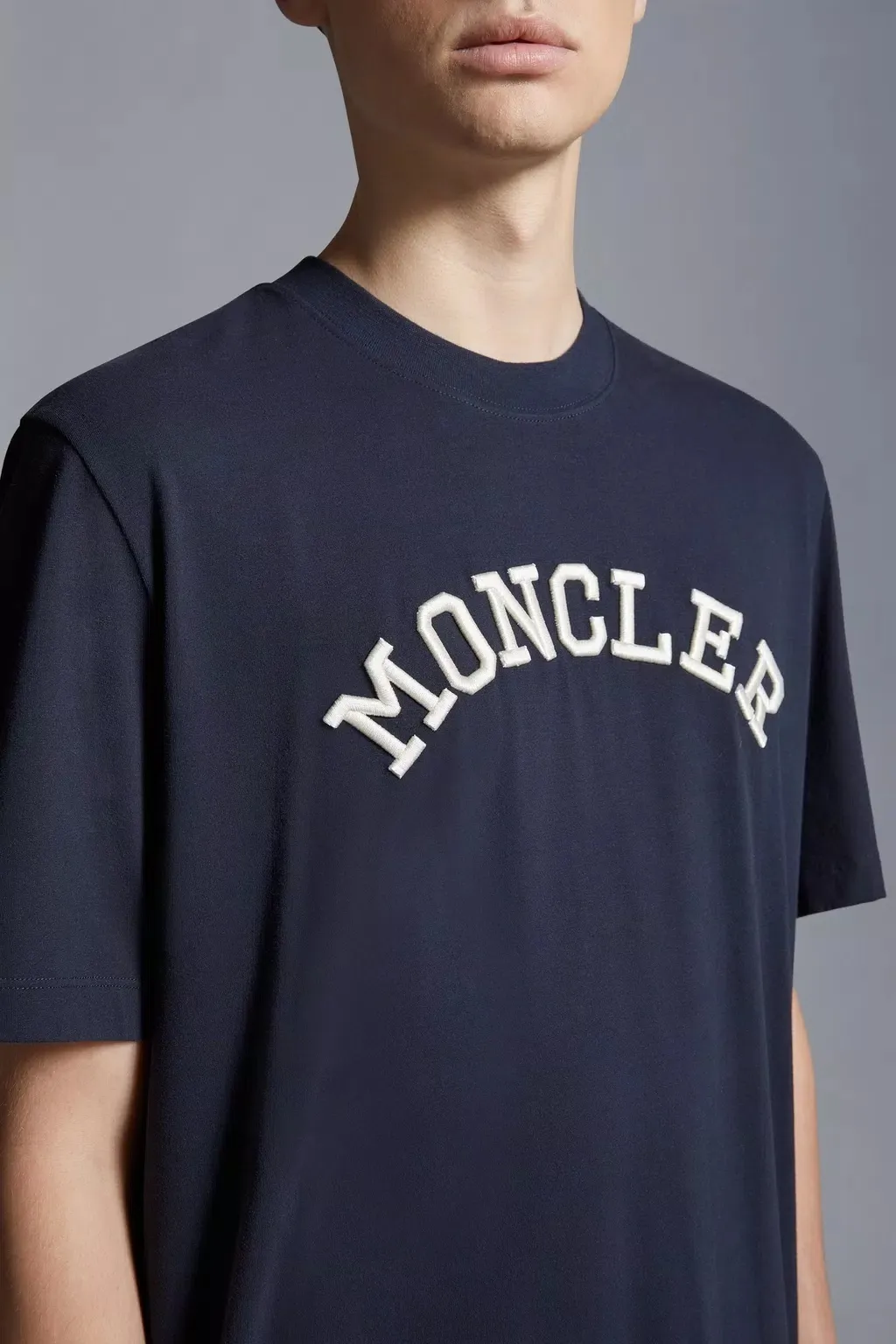 MONCLER  |Embroidered Logo T-Shirt