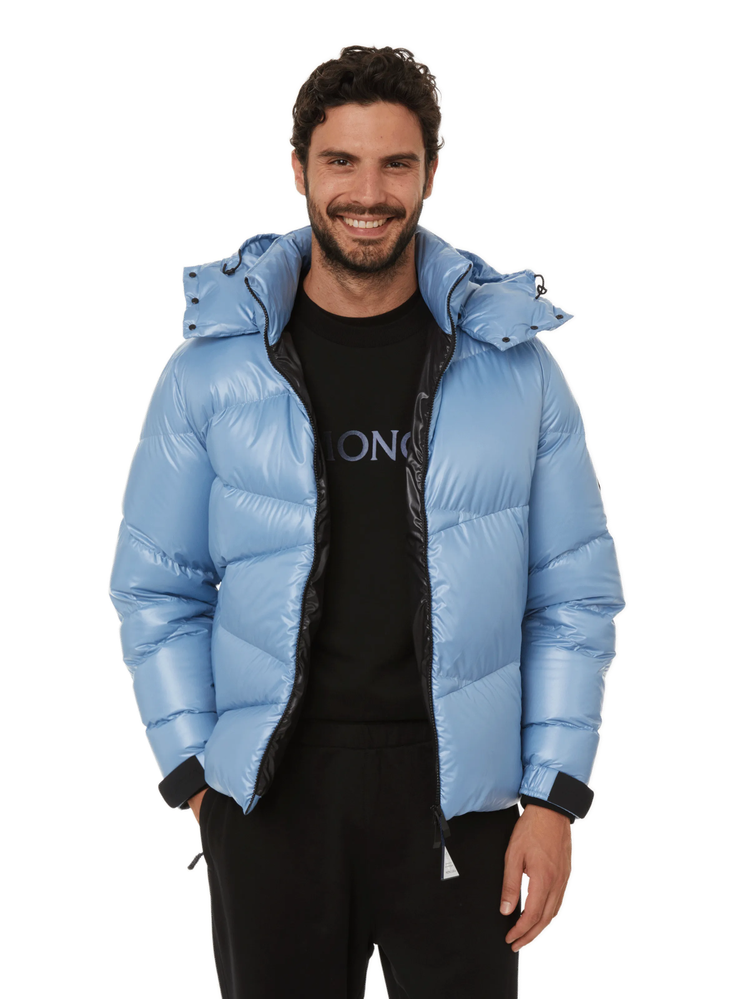 MONCLER  Polyamide down jacket - Blue