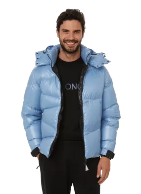 MONCLER  Polyamide down jacket - Blue