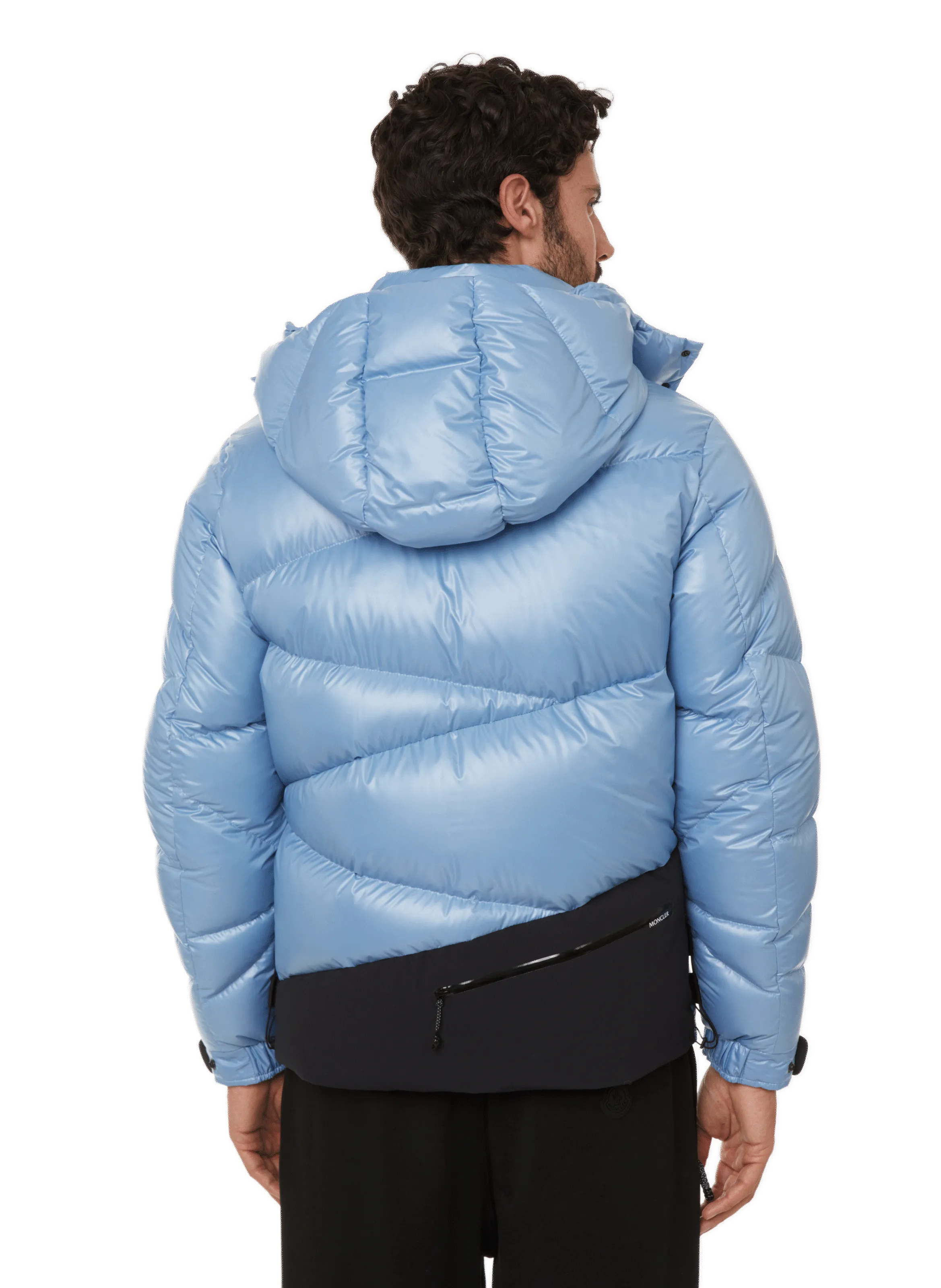 MONCLER  Polyamide down jacket - Blue