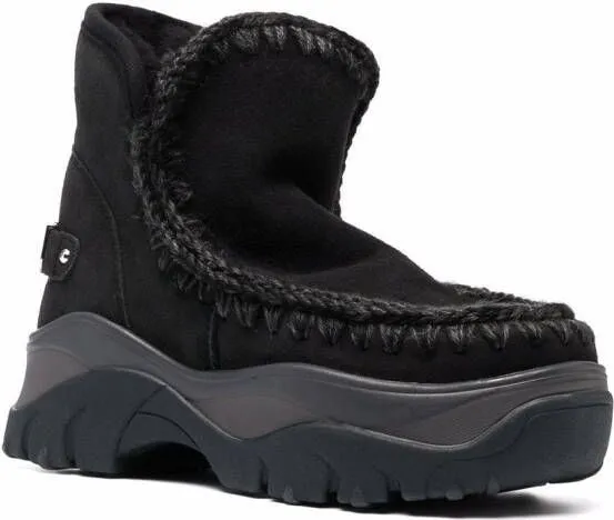 Mou chunky snow boots Black