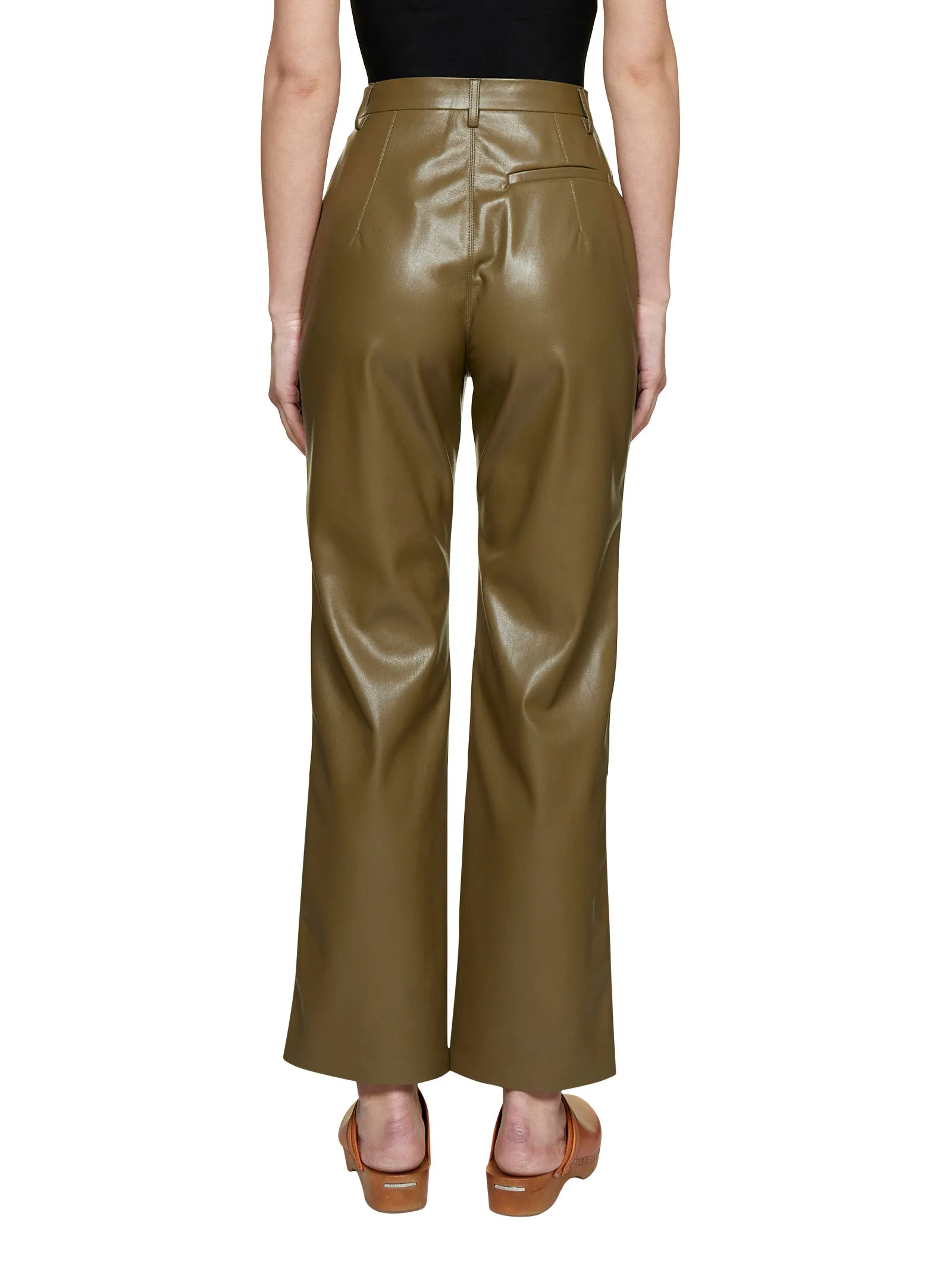 Nanushka High-Waisted Flared Trousers