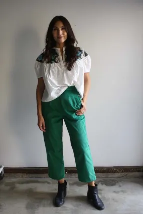 Naomi Corduroy Pants - Emerald