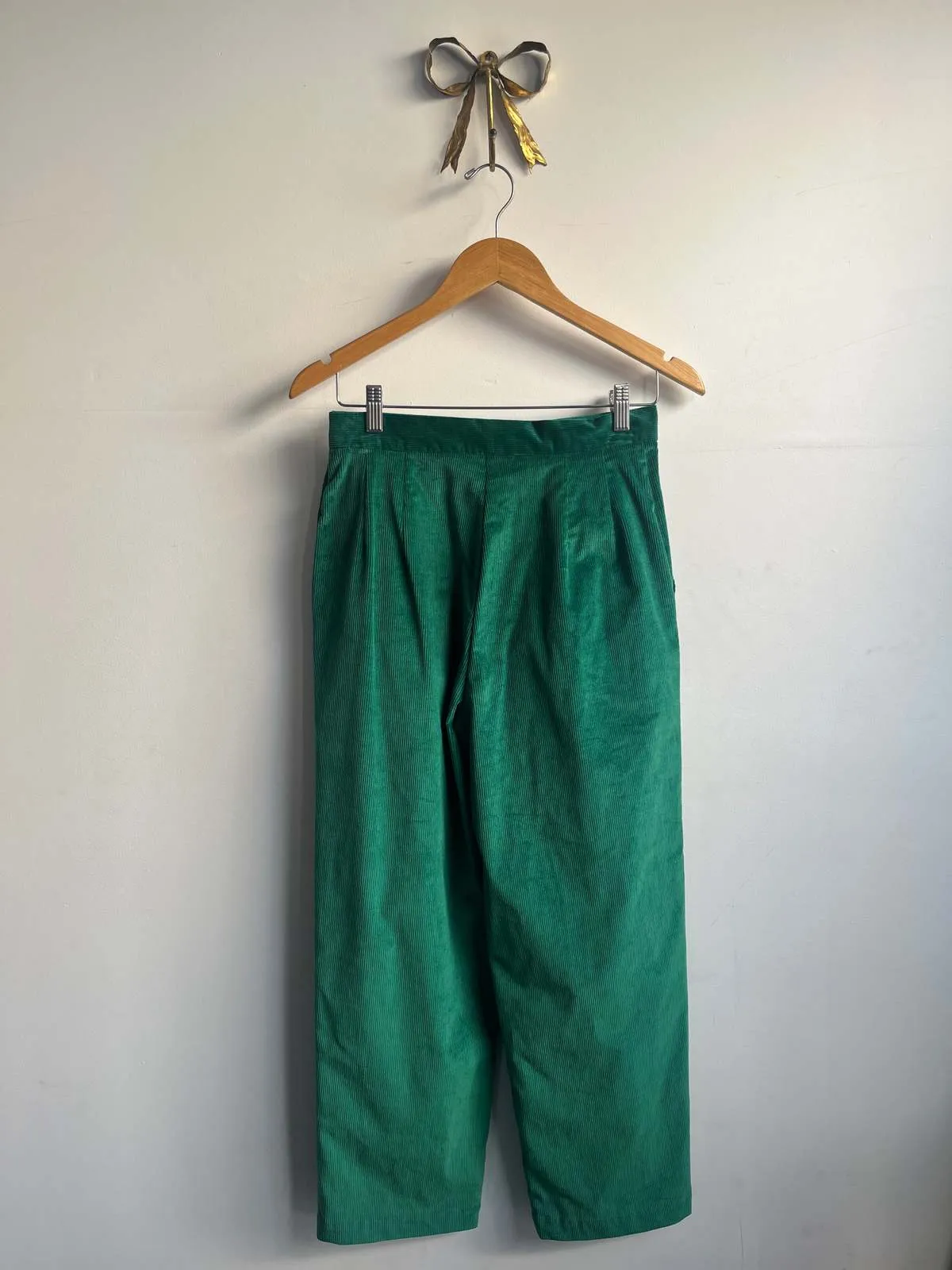 Naomi Corduroy Pants - Emerald