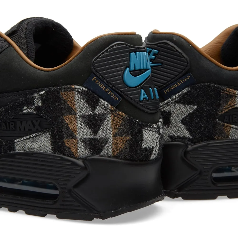 Nike x Pendleton Air Max 90 QSBlack & Ale Brown