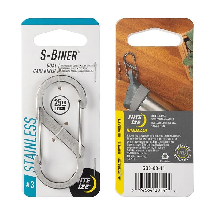 NiteIze S-Biner Stainless Steel Dual Carabiner #3