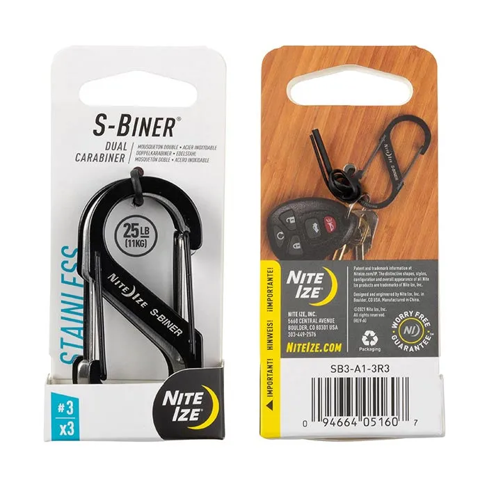 NiteIze S-Biner Stainless Steel Dual Carabiner #3