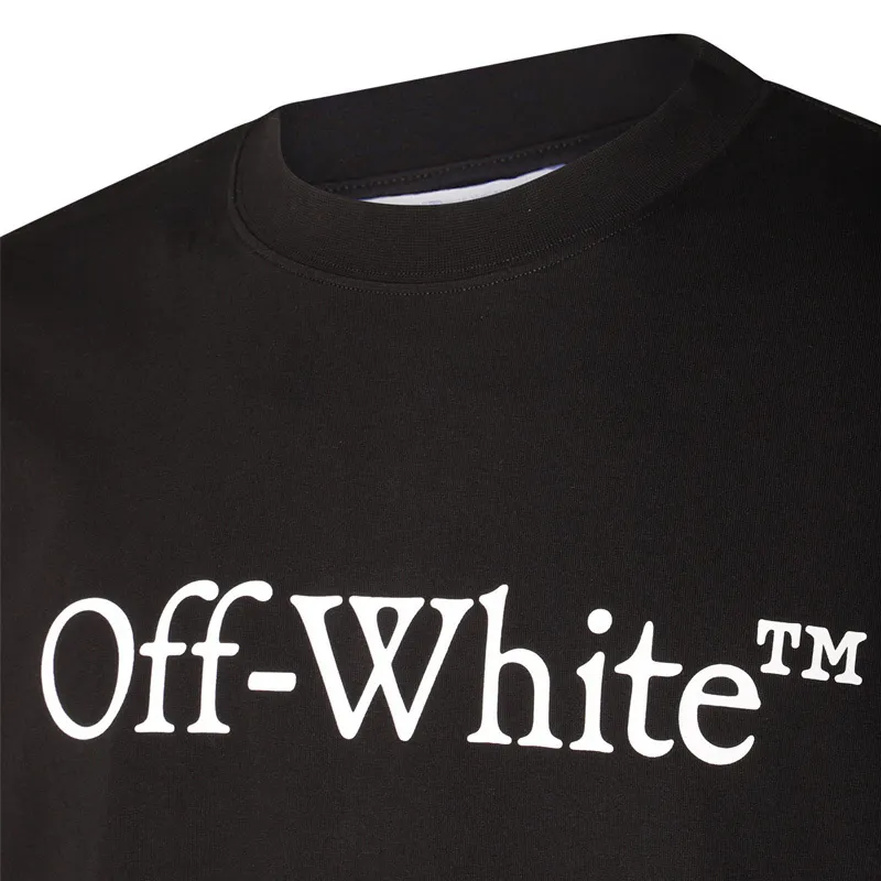 Off-White  |Crew Neck Pullovers Street Style Cotton Logo