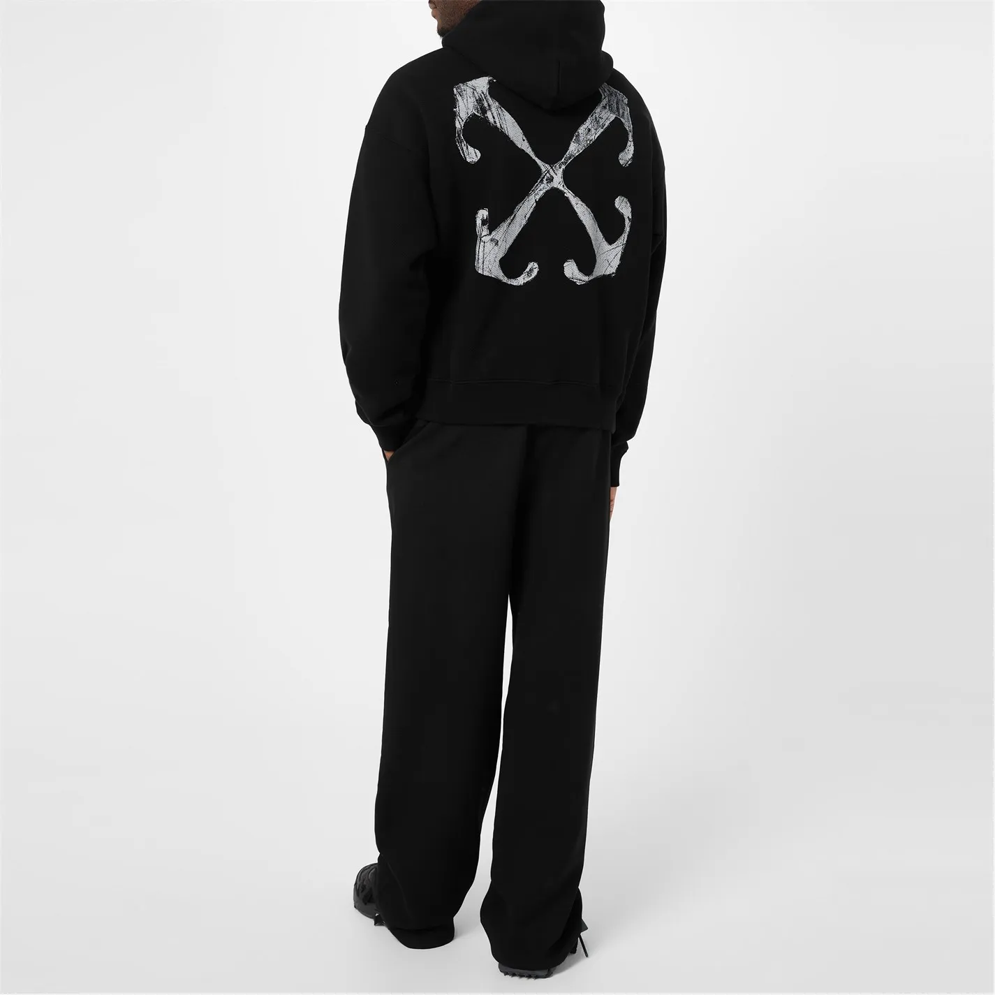 Off-White  |Pullovers Unisex Street Style Long Sleeves Plain Cotton Logo