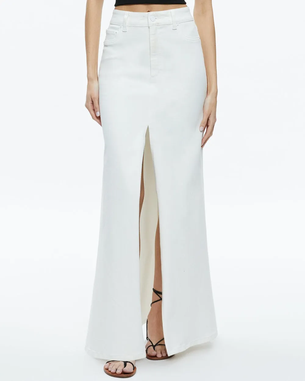 Off White Rye Maxi Skirt