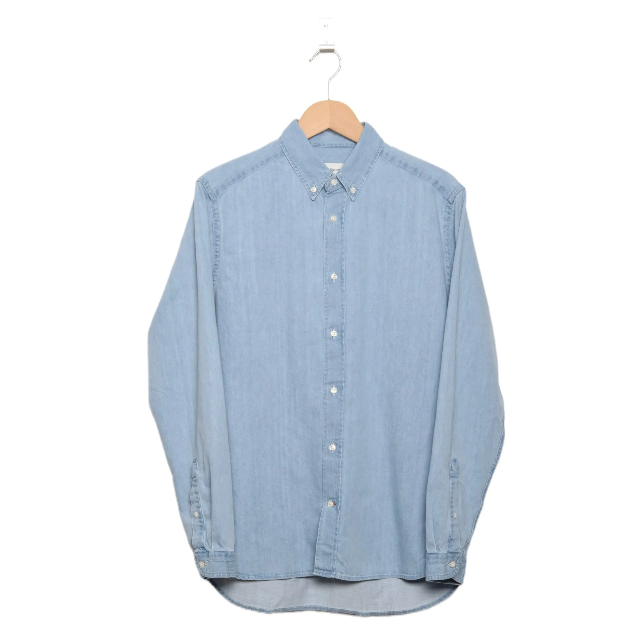 Oliver Spencer brook shirt denim light