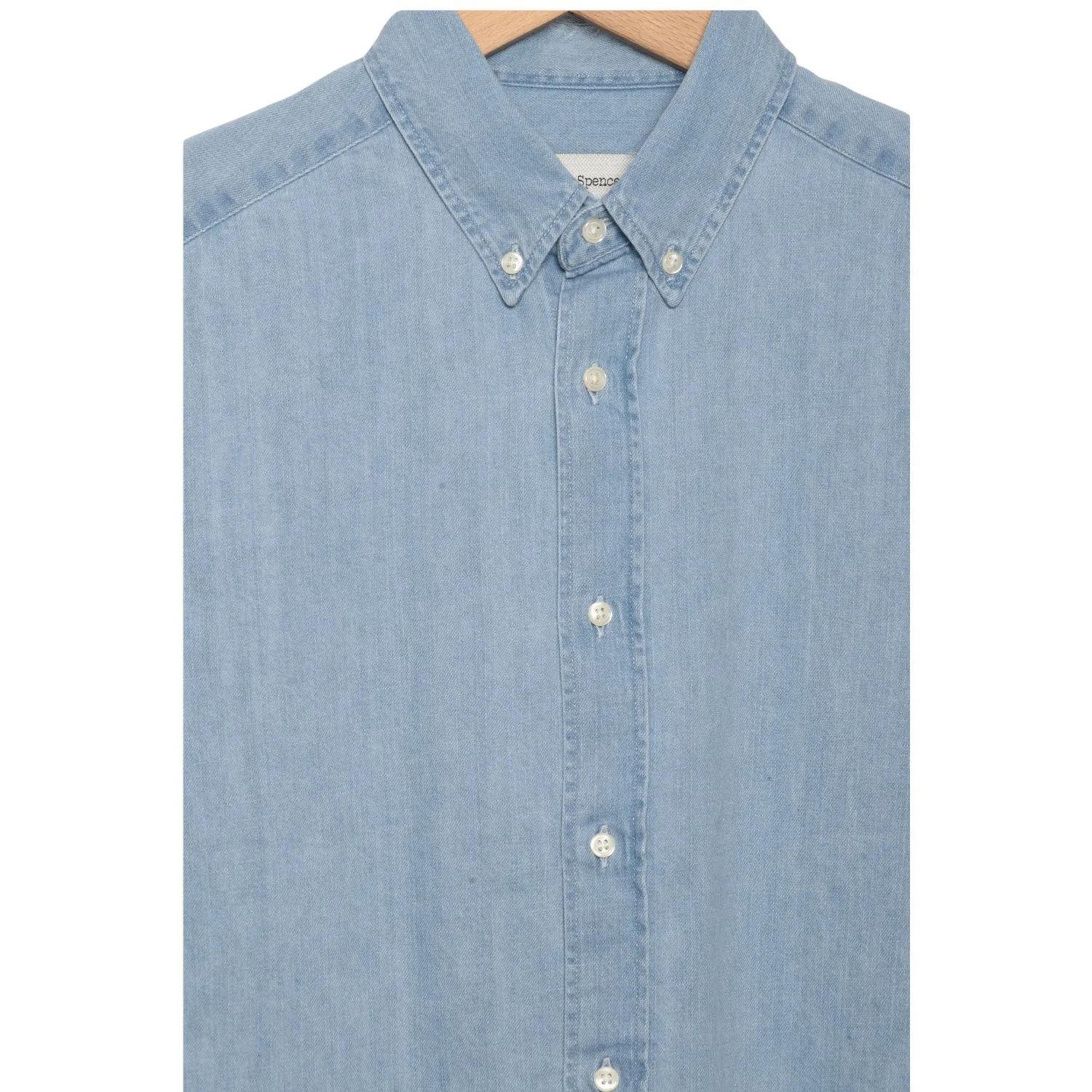 Oliver Spencer brook shirt denim light