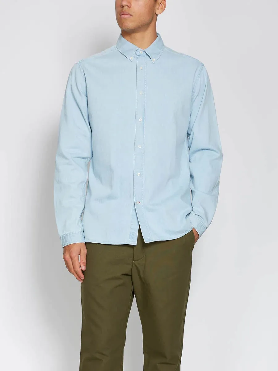 Oliver Spencer brook shirt denim light