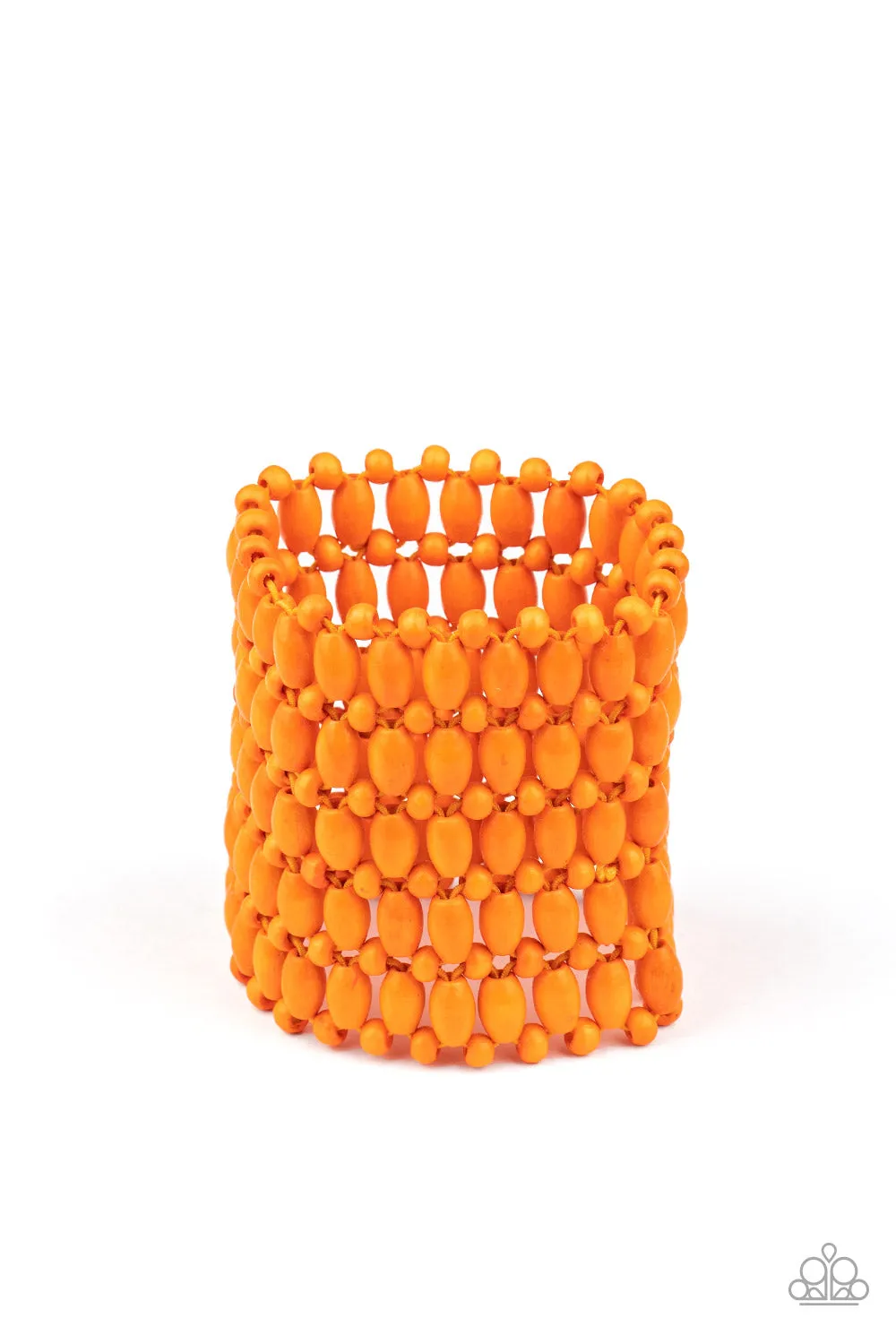 Paparazzi Accessories - Way Down In Kokomo - Orange Bracelet