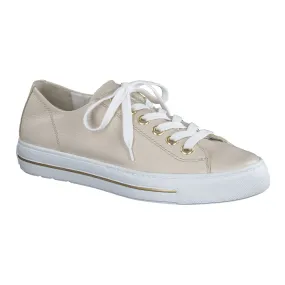 Paul Green Cream Leather trainer 4704 -285