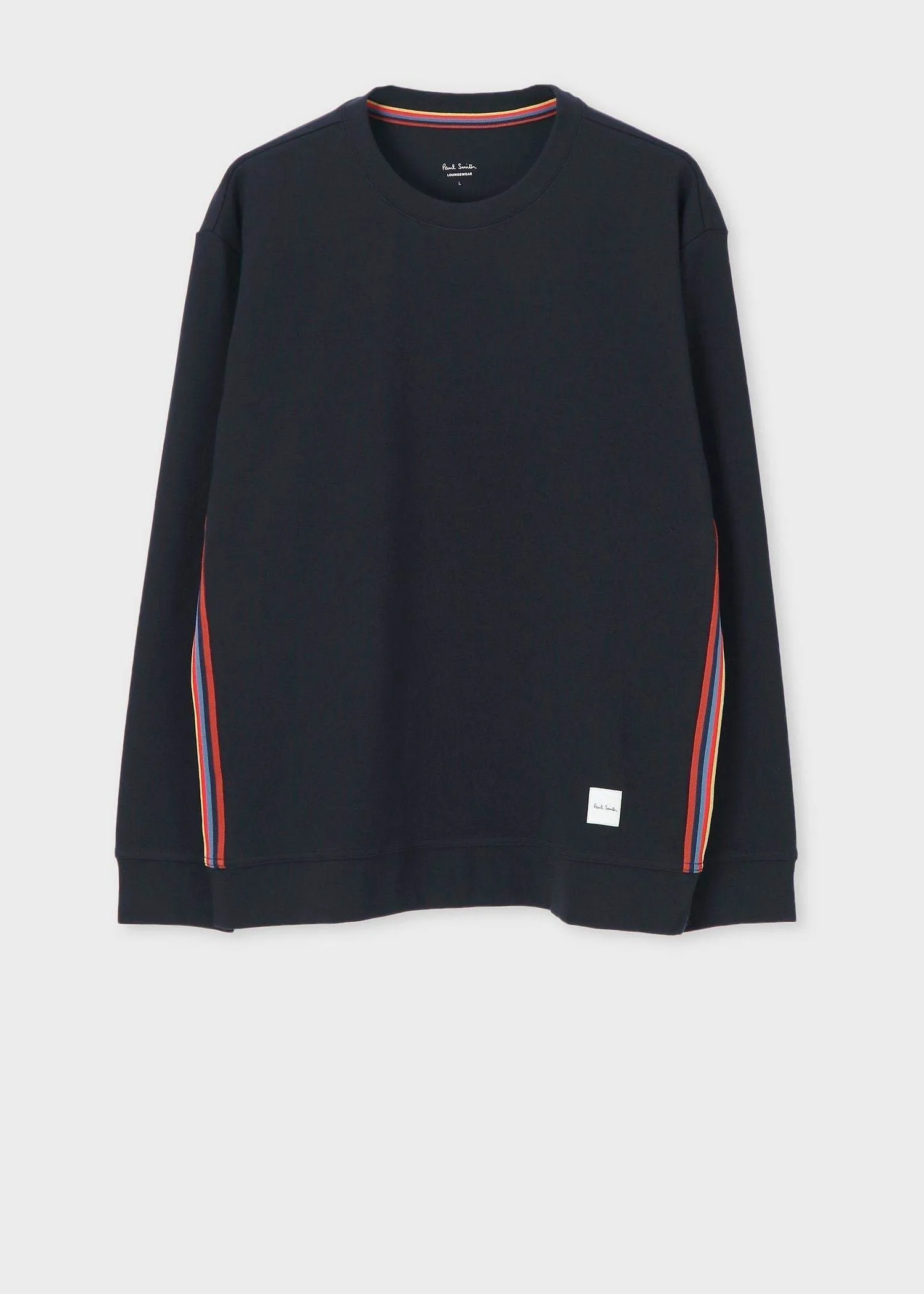 Paul Smith  |Crew Neck Stripes Long Sleeves Cotton Long Sleeve T-shirt