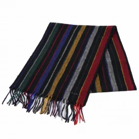 Paul Smith - Men's College Wool Scarf in Black