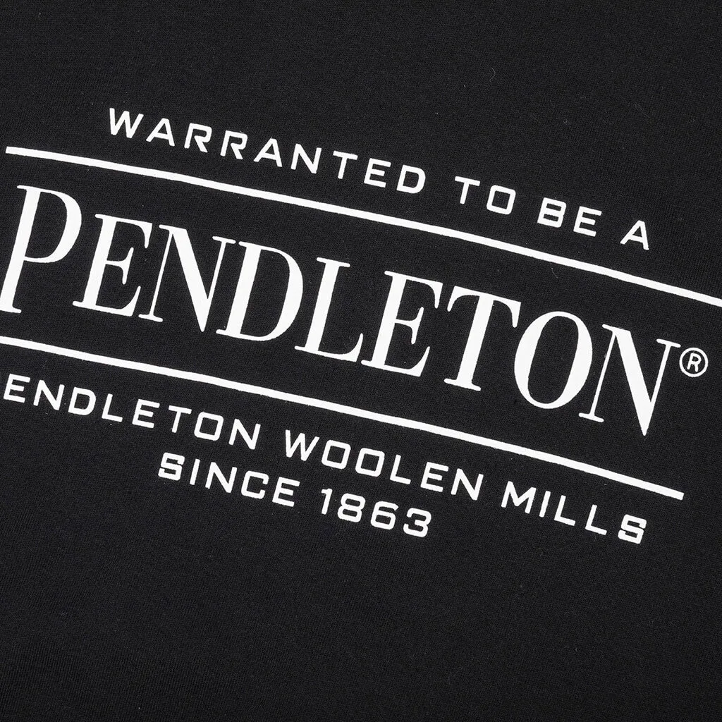 Pendleton .CO L/S Hooded Sweatshirt - Black