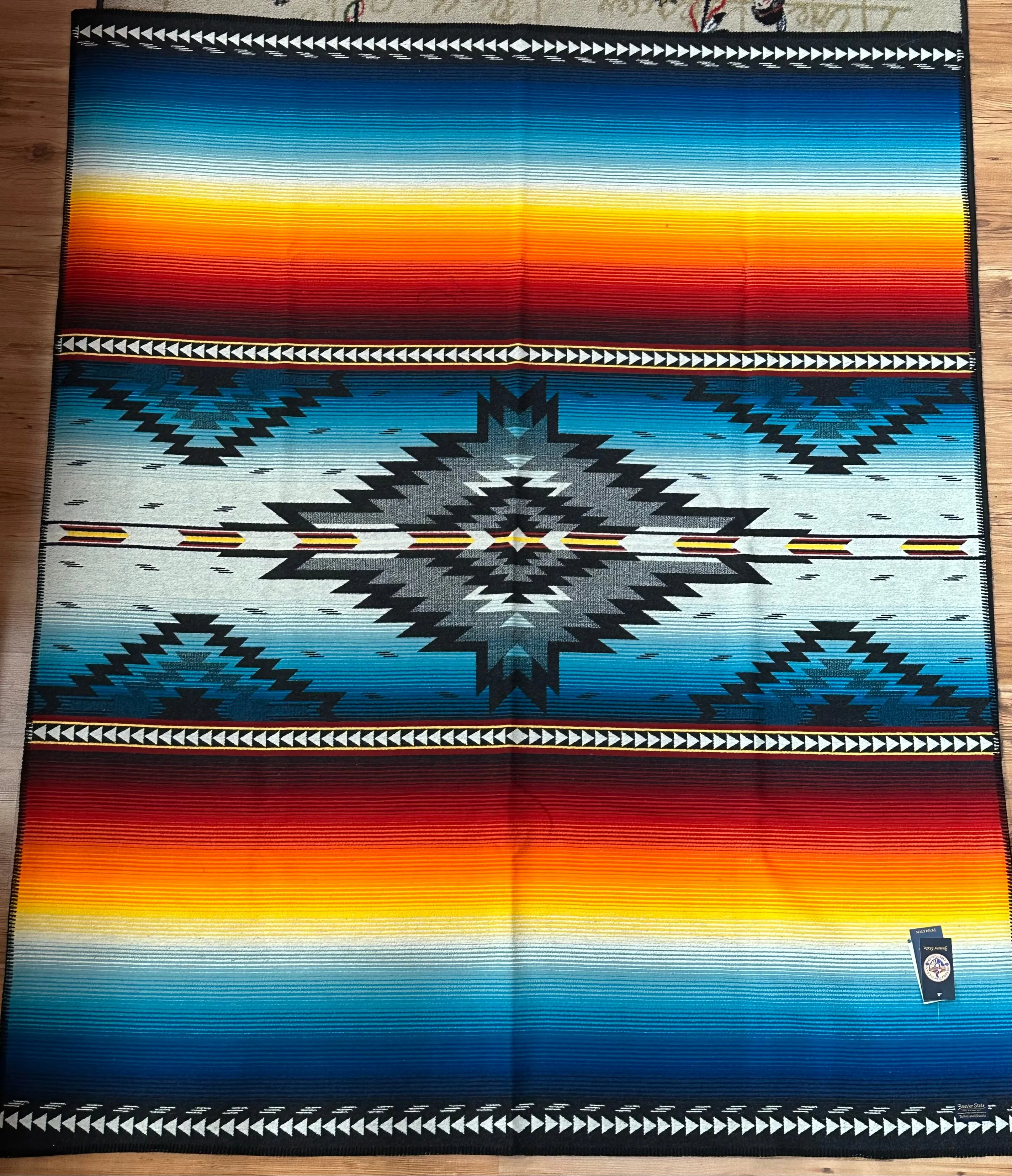 Pendleton Jacquard Blanket Unnapped, Saltillo Sunset