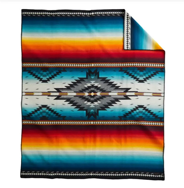 Pendleton Jacquard Blanket Unnapped, Saltillo Sunset