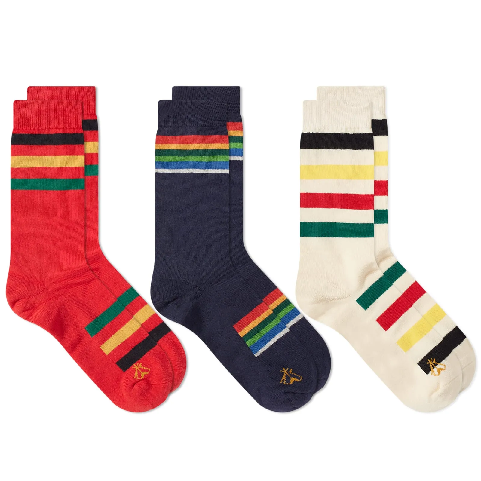 Pendleton National Park Sock Gift Box - 3 PackGlacier, Crater Lake & Rainier