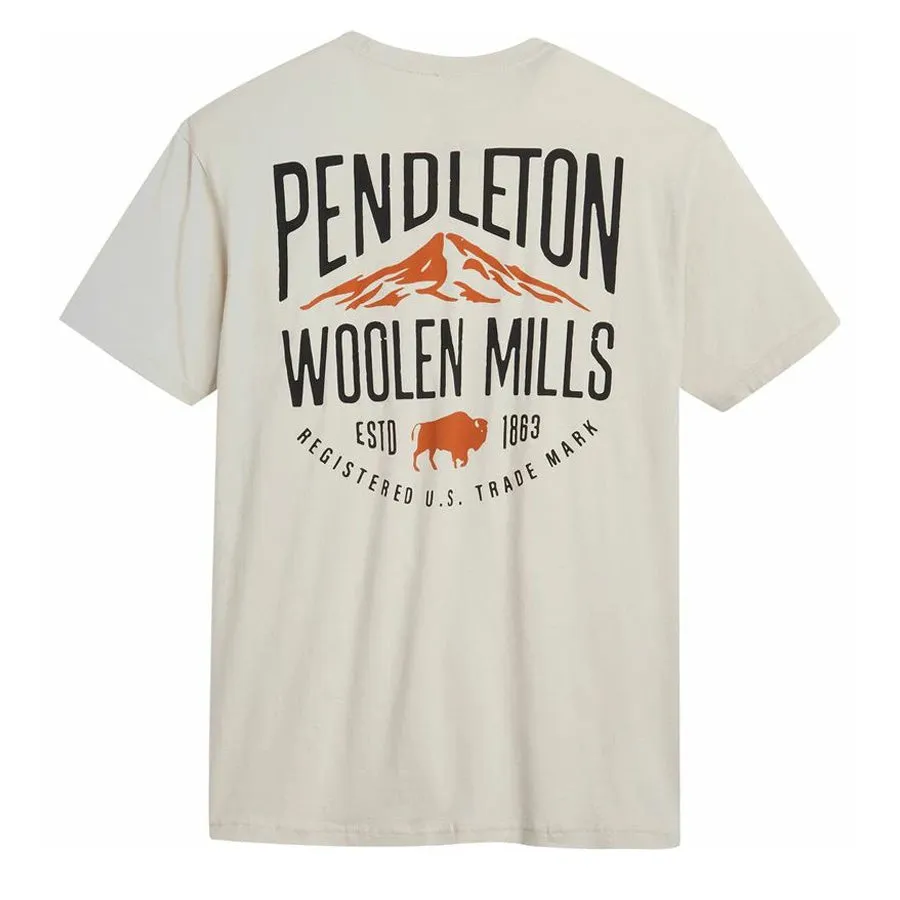 Pendleton Oversized Logo Graphic Tee Sand / Black