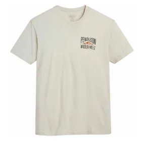 Pendleton Oversized Logo Graphic Tee Sand / Black