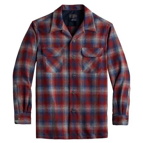 Pendleton The Original Board Shirt Blue/Red Ombre