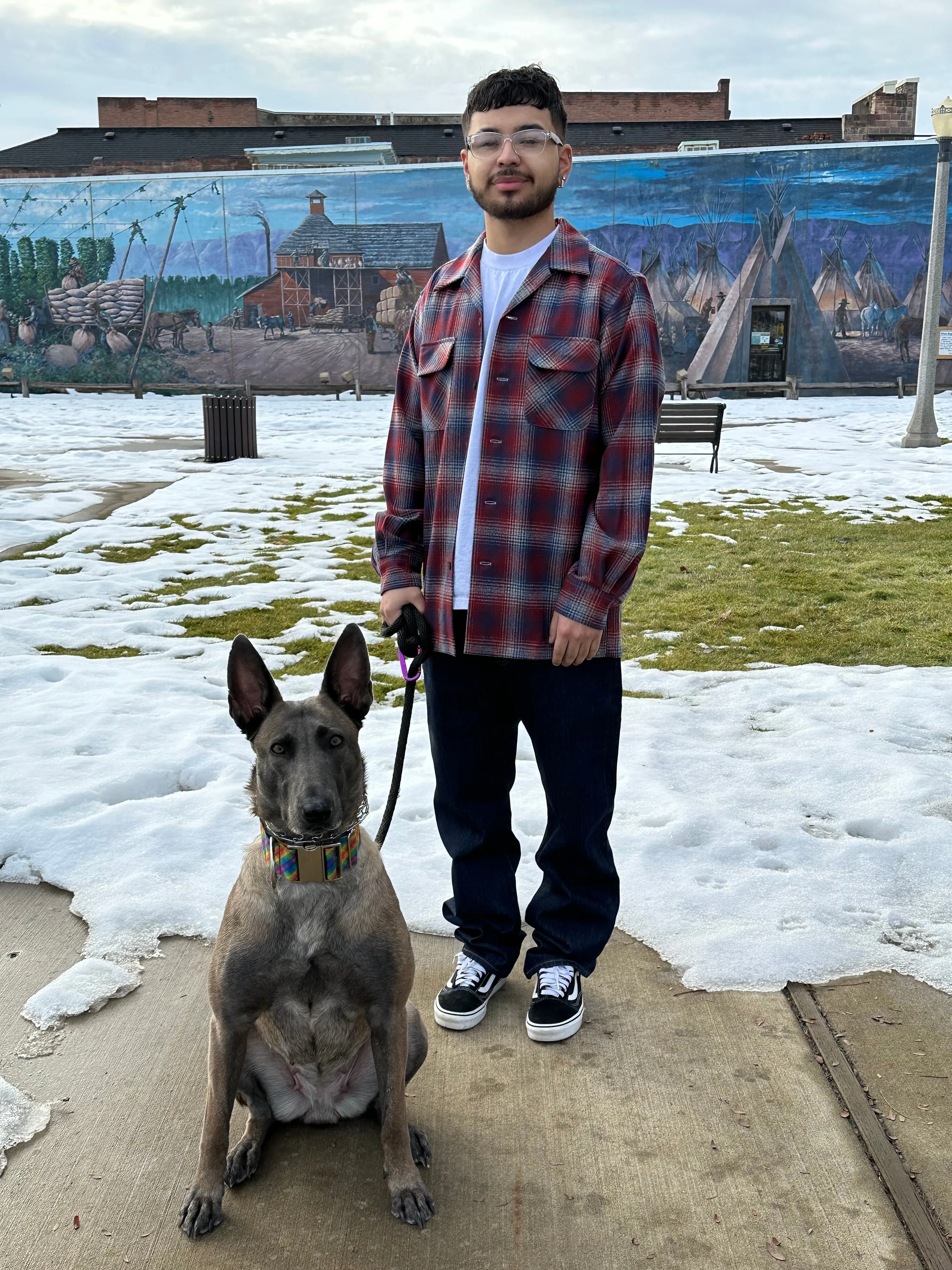 Pendleton The Original Board Shirt Blue/Red Ombre