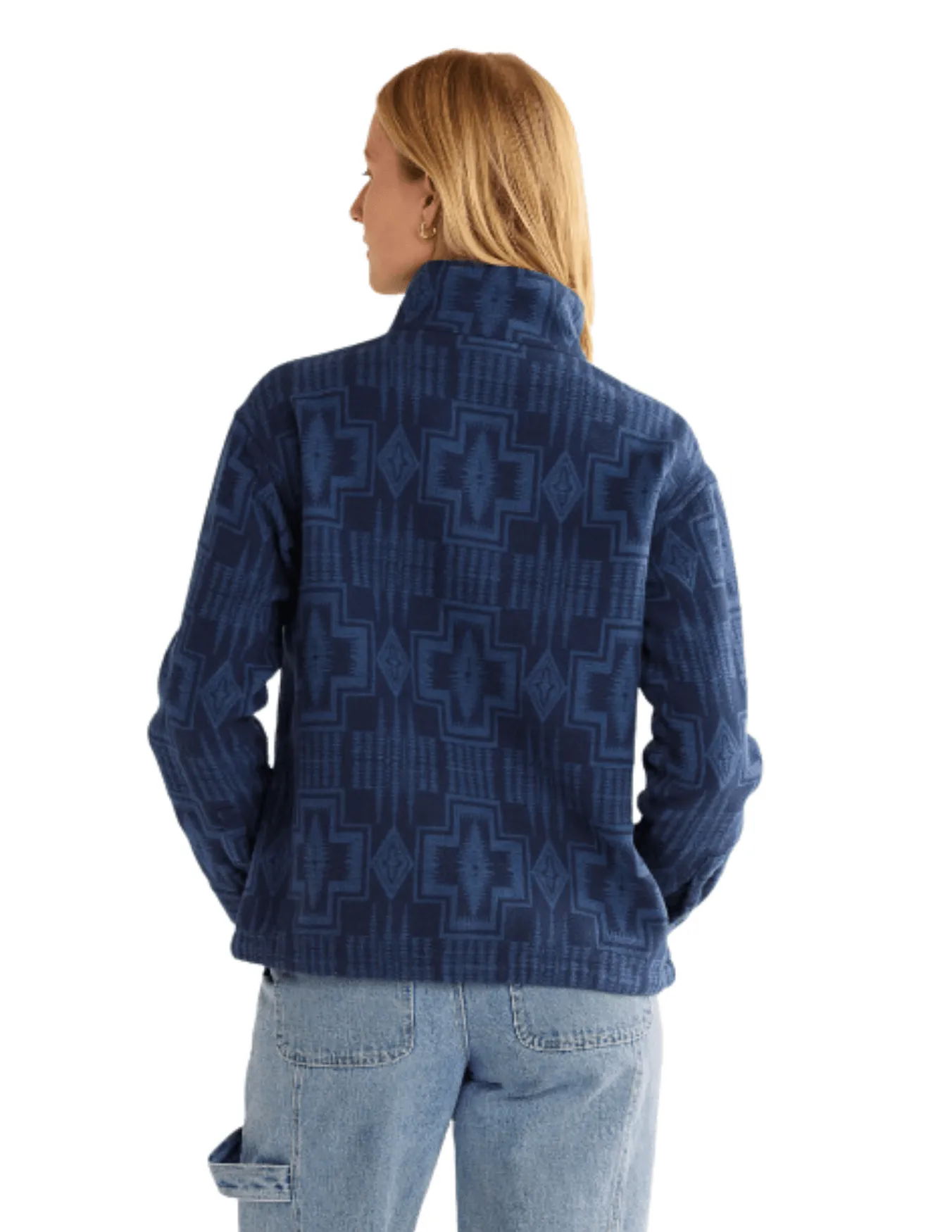 Pendleton Womens Harding Dusk Blue Pullover