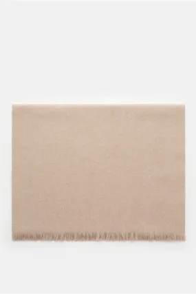 PIACENZA cashmere scarf beige