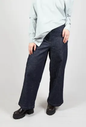 Pierfranca Trousers in Washed Denim