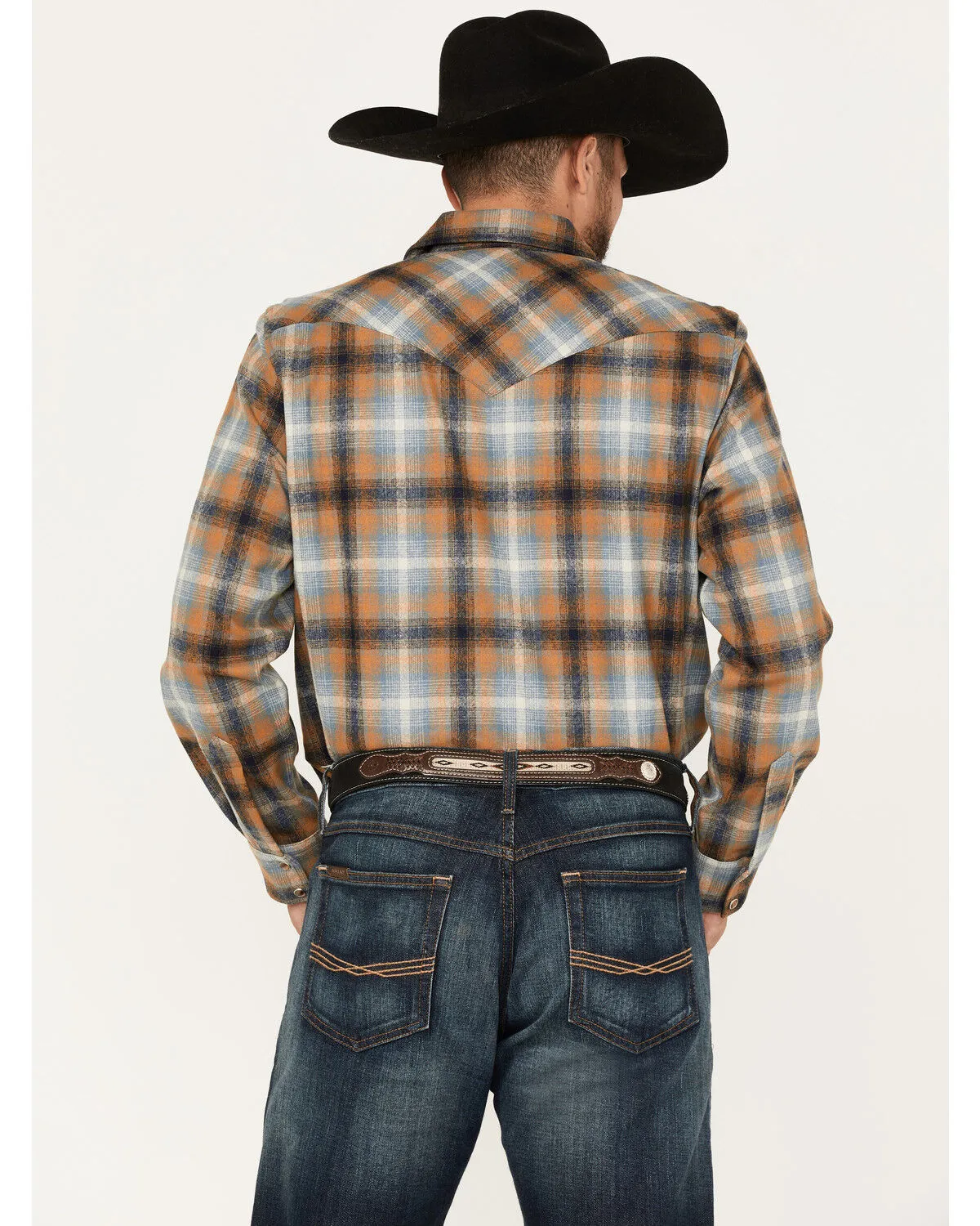 Product Name:  Pendleton Men's Canyon Large Plaid Long Sleeve Western Flannel Shirt